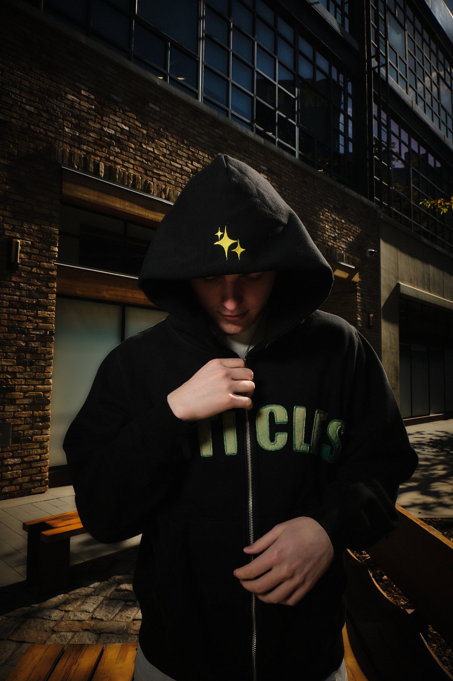Logo Zip Up Hoodie